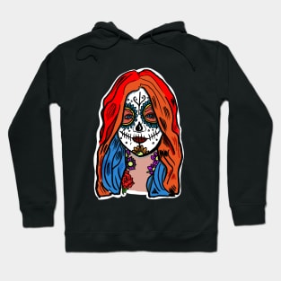 Day of the dead woman in makeup Hoodie